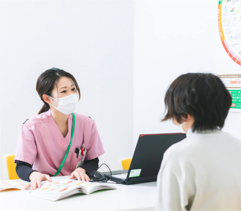 患者様を支援するスタッフ